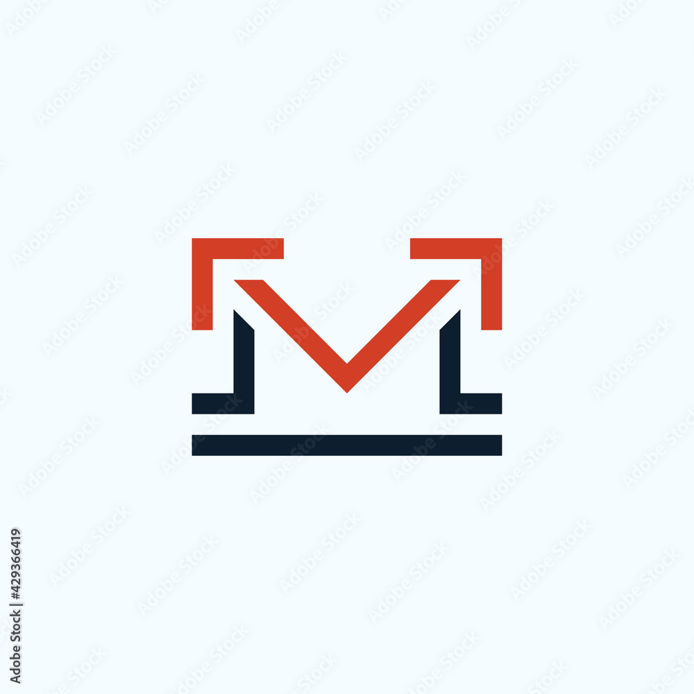 Letter M Logo design concept illustration Letter M Logo design concept illustration