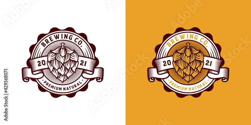 Brewing Logo Concept Vector Design