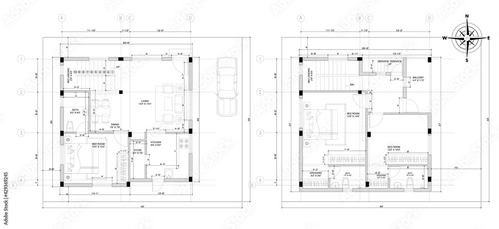 Blueprints stock photo Blueprints stock photo