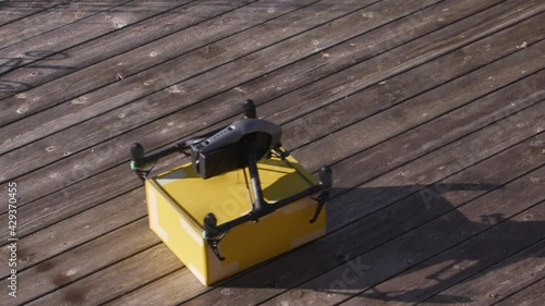 autonomous parcel drone delivery at the doorstep