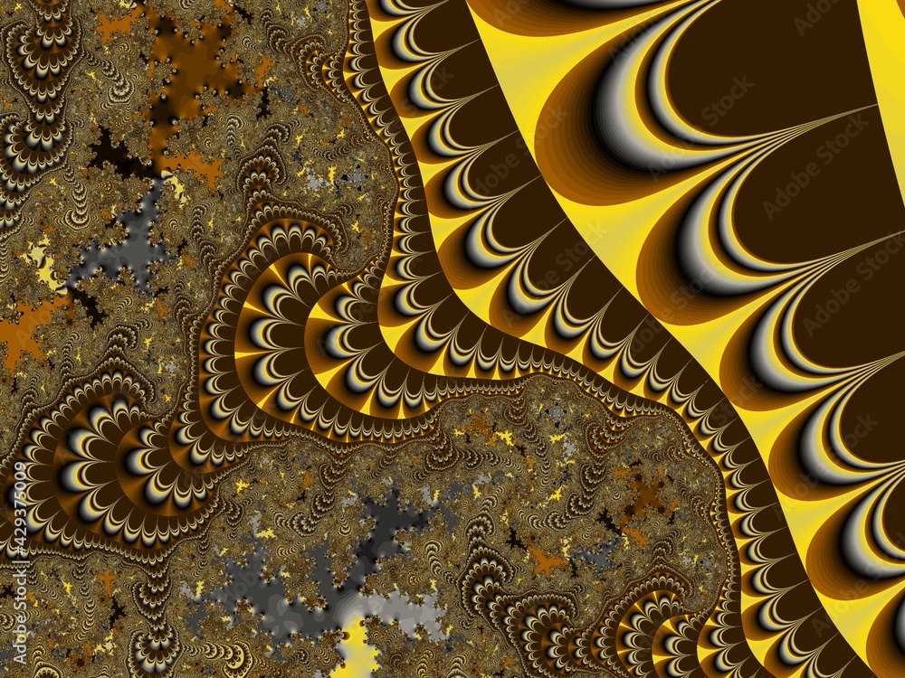 Abstract fractal art background. suitable for use in imagination, creativity, and design projects.Great for cell phone wallpaper. Background for the website and flyer.