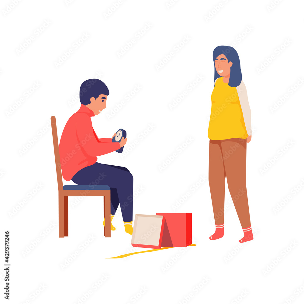 Smiling People Illustration Smiling People Illustration