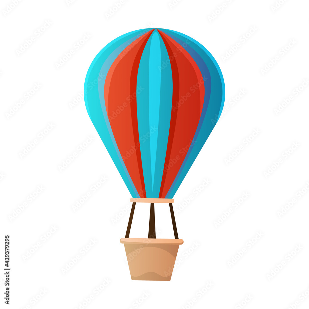 Fototapeta premium Hot Ait Balloon Icon