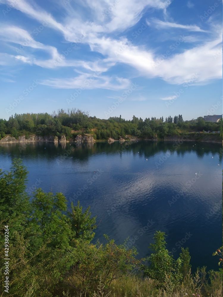 Obraz premium Beatiful lakein summer