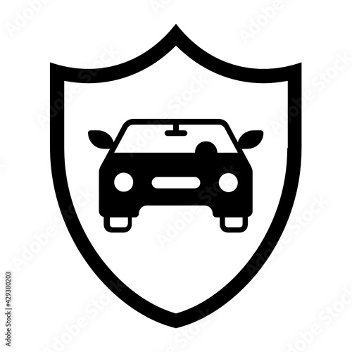 Self driving car Regulation and Legislation Concept, Automobile safety Vector Icon Design, Autonomous driverless vehicle Symbol, Robo car Sign, Automated driving system stock illustration