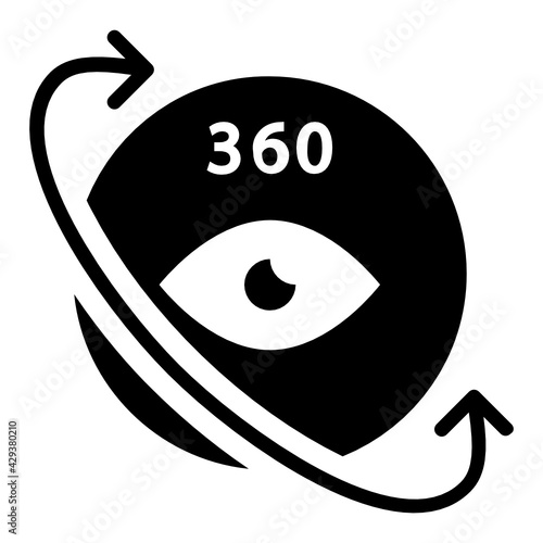 Self driving car 360 view camera Concept , autopilot lidar Scanner Vector Icon Design, Autonomous driverless vehicle Symbol, Robo car Sign, Automated driving system stock illustration
