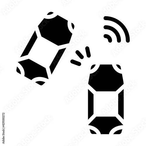 Self driving Car jamming and spoofing Concept, non-automated to automated problems Vector Icon Design, Autonomous driverless vehicle Symbol, Robo car Sign, Automated driving system stock illustration 
