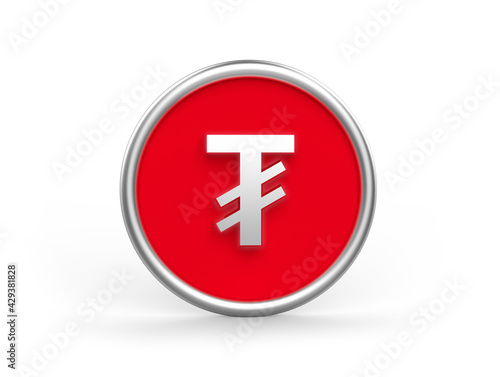Free Download 3D illustration of MNT tugrik coin symbol. Finance investment concept. Exchange Mongolian currency Money banking illustration. Business income earnings. - GFXLoad