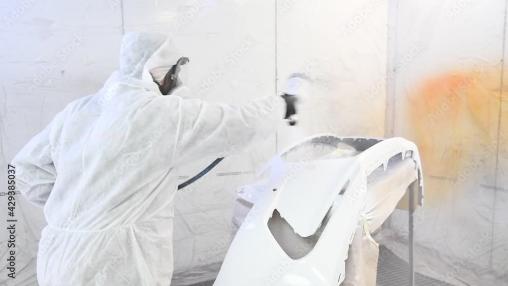 car painting in chamber. automobile repair service car painting in chamber. automobile repair service