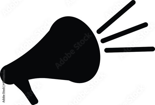 megaphone loud speaker vector illustration