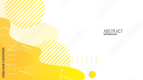abstract fluid background with yellow color