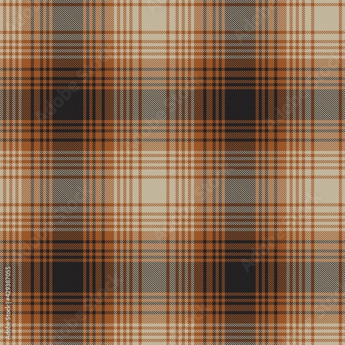 Brown Ombre Plaid textured Seamless Pattern