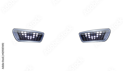 Realistic Car Headlights
