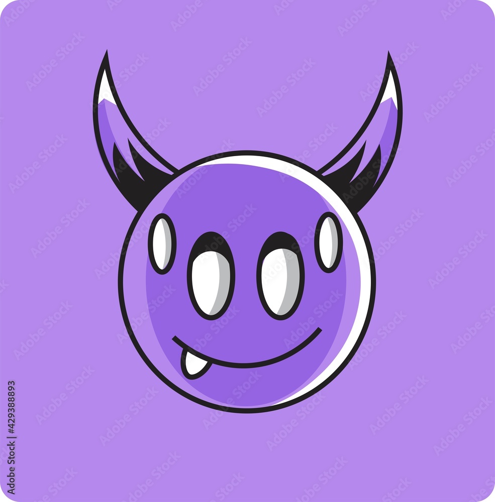 Vector illustration of cute monsters perfect for kids t-shirts.