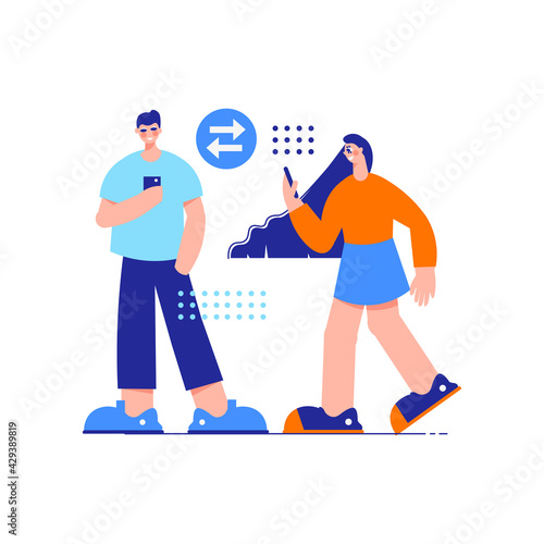 Smartphone Content Exchange Composition