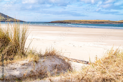 The dunes at Portnoo, Narin, beach in County Donegal, Ireland.