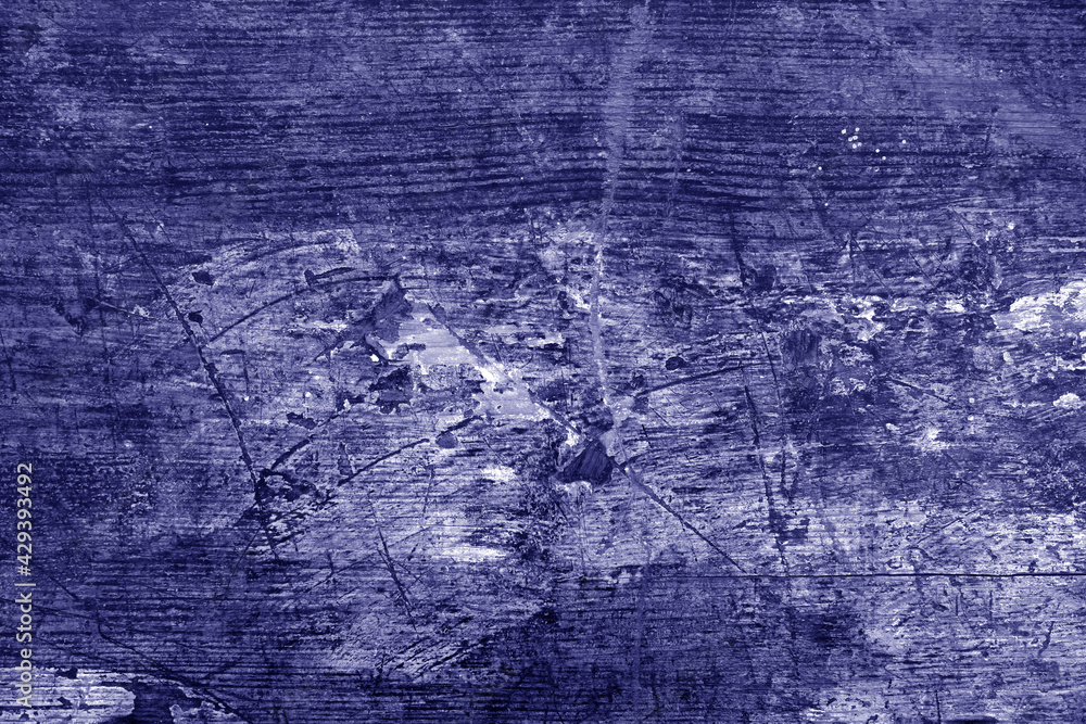 Obraz premium Old rusted and stained floor pattern in blue tone.