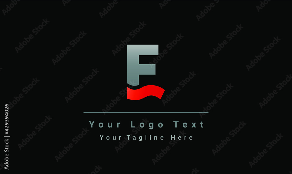 Initial Letter F and E Linked Logo. Red and White Geometric Shape Origami Style isolated on Black Background. Usable for Business and Branding Logos. Flat Vector Logo Design Template Element. Initial Letter F and E Linked Logo. Red and White Geometric Shape Origami Style isolated on Black Background. Usable for Business and Branding Logos. Flat Vector Logo Design Template Element.