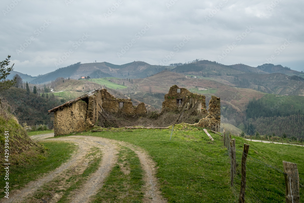 Some ruins on the way to Guernika, Basque Country