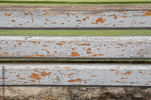 Background and text pad. Old cracked boards close-up. photo