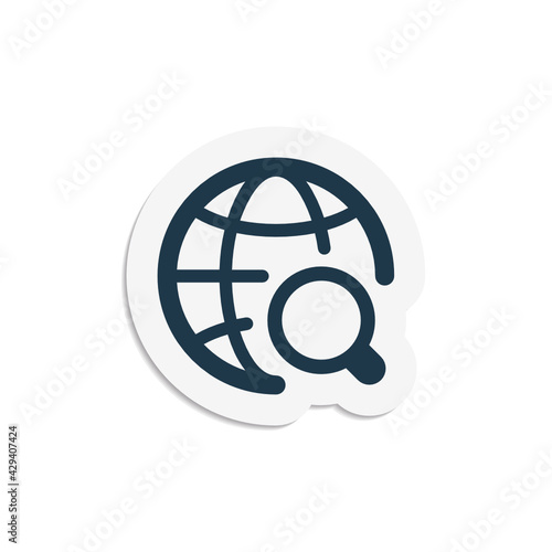 Search Location - Sticker