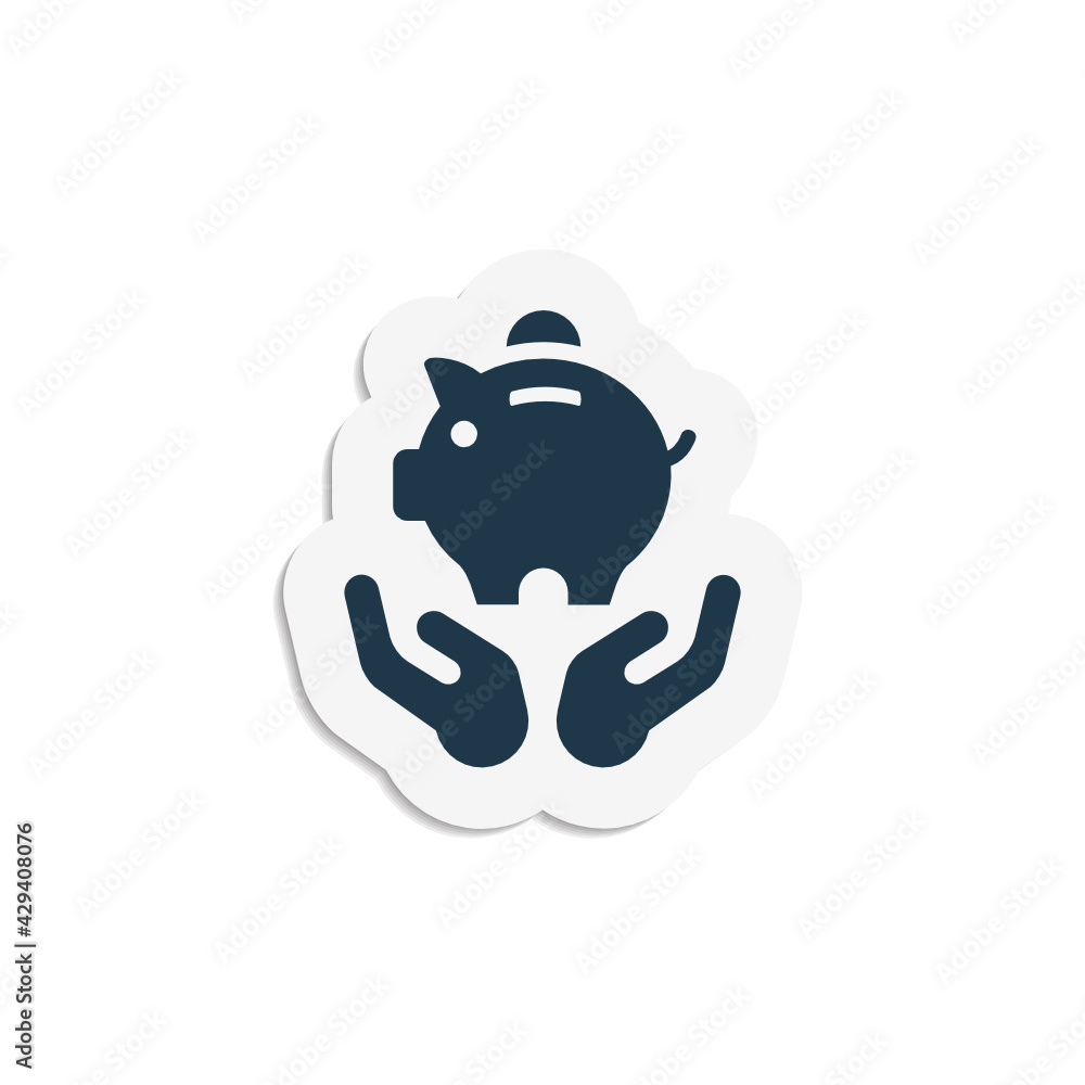 Fototapeta premium Saving Money - Sticker