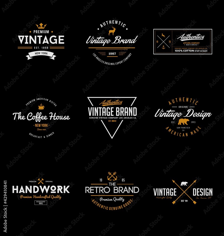 Vintage Brand Logo Design