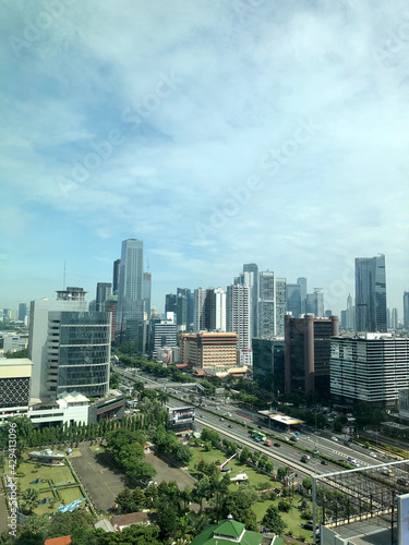 Jakarta city skyline