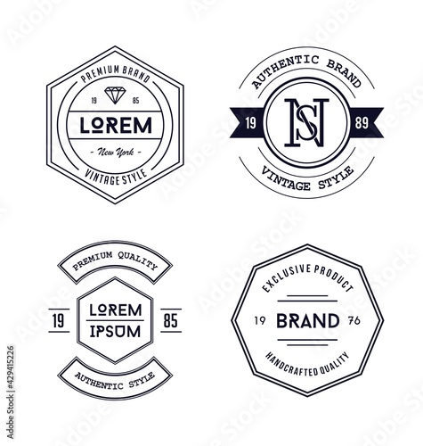 Vintage Badge Logo Design