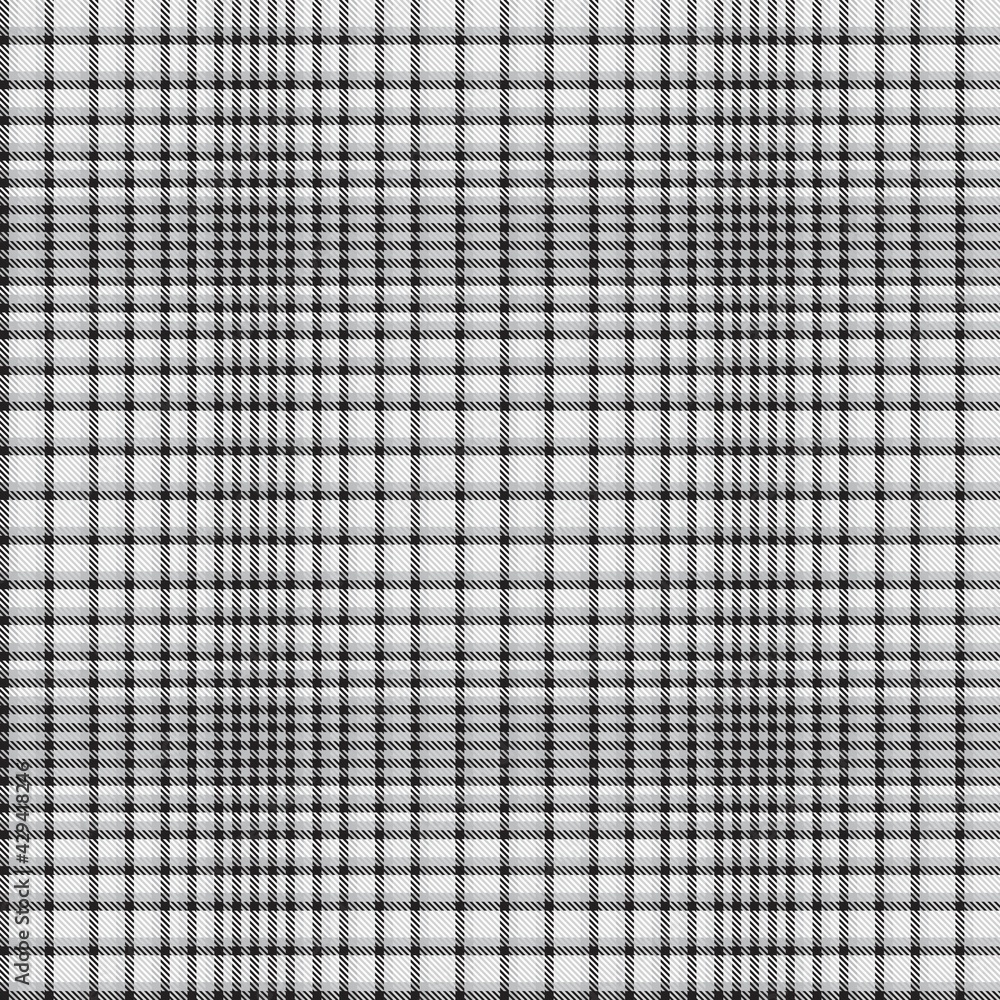 Black and White Ombre Plaid textured Seamless Pattern Black and White Ombre Plaid textured Seamless Pattern