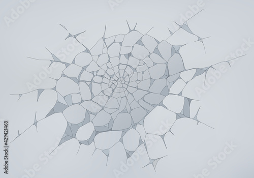 ひび割れ　陥没　アスファルト