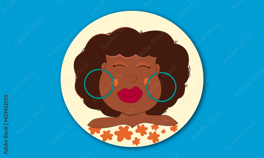 Mujer morena - personaje - Morenita Mujer morena - personaje - Morenita