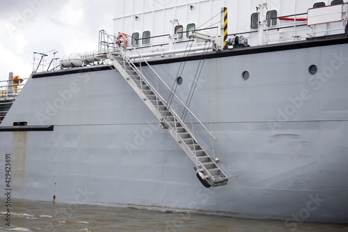 Ship gangway accommodation ladder photo