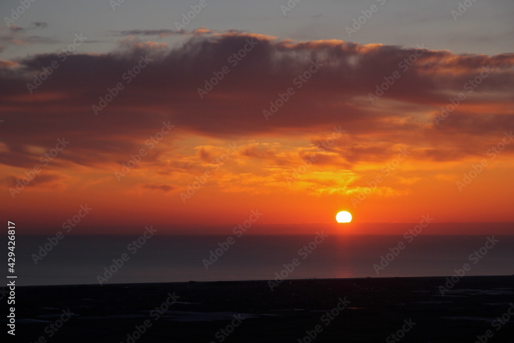 四方山展望台から見る日の出