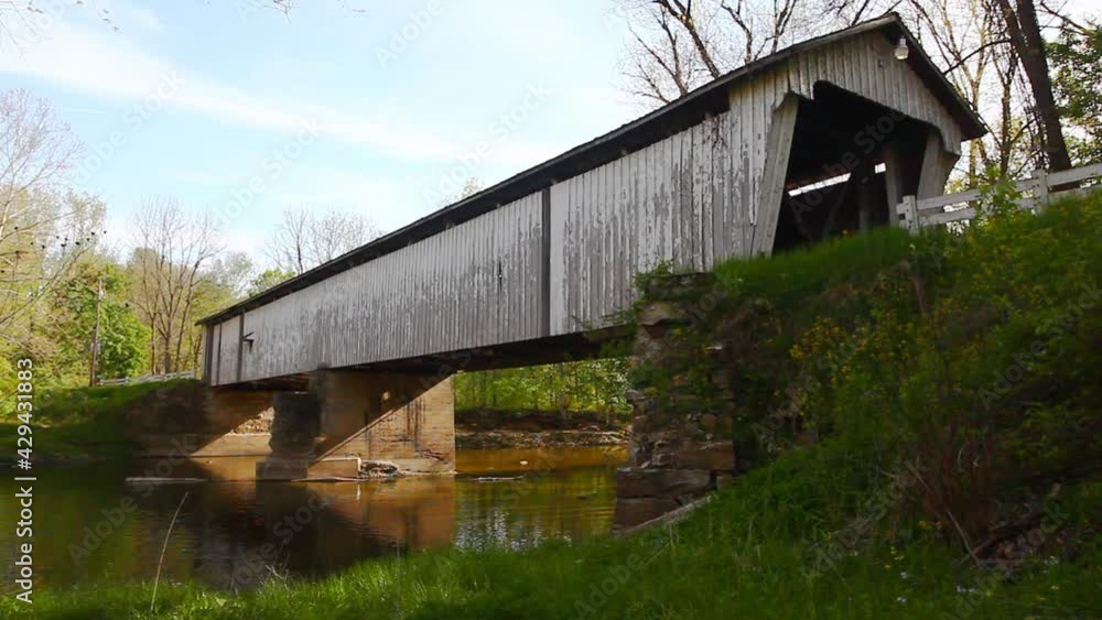 Darlington Covered Bridge in Indiana, United States Darlington Covered Bridge in Indiana, United States