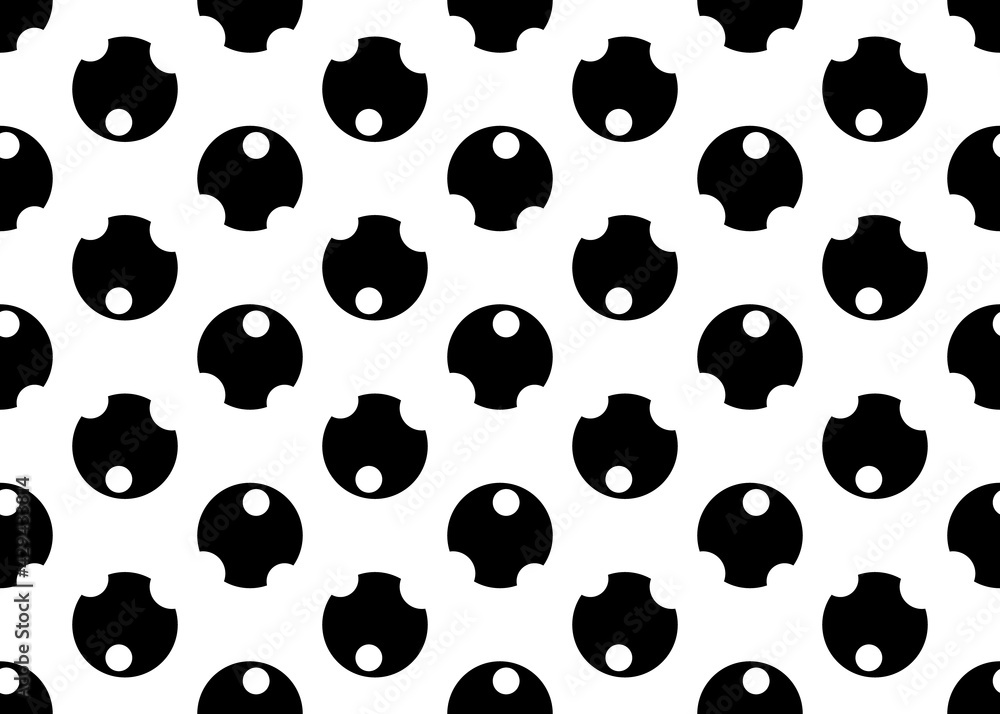 Seamless texture. Abstract black icon on a white background. For the design of paper coffee cups. Seamless texture. Abstract black icon on a white background. For the design of paper coffee cups.