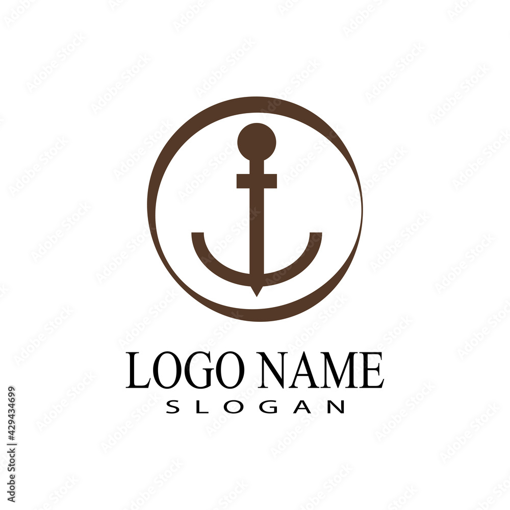 Anchor Logo Template vector symbol design Anchor Logo Template vector symbol design