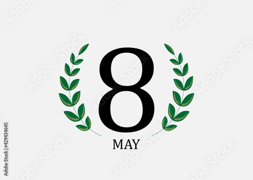 May 8. Day of Remembrance of the fallen soldiers in the Second World War.