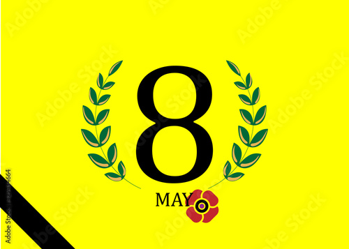 May 8. Day of Remembrance of the fallen soldiers in the Second World War.