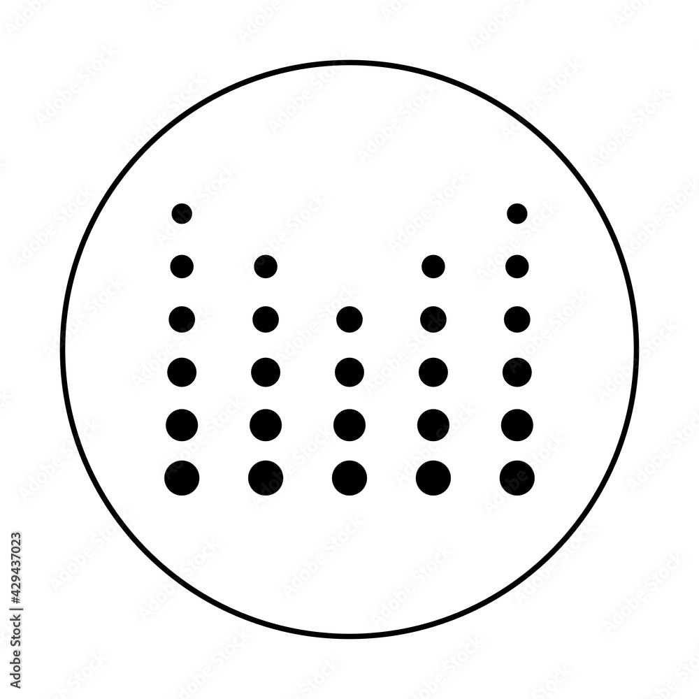 Vector illustration of sound equalizer technology. Sound wave icon. Flat design style. Vector illustration of sound equalizer technology. Sound wave icon. Flat design style.