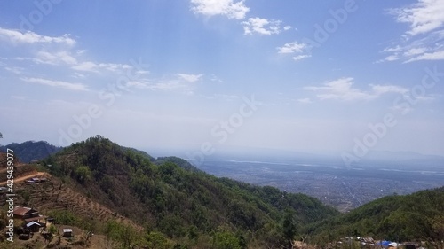 view of the mountains