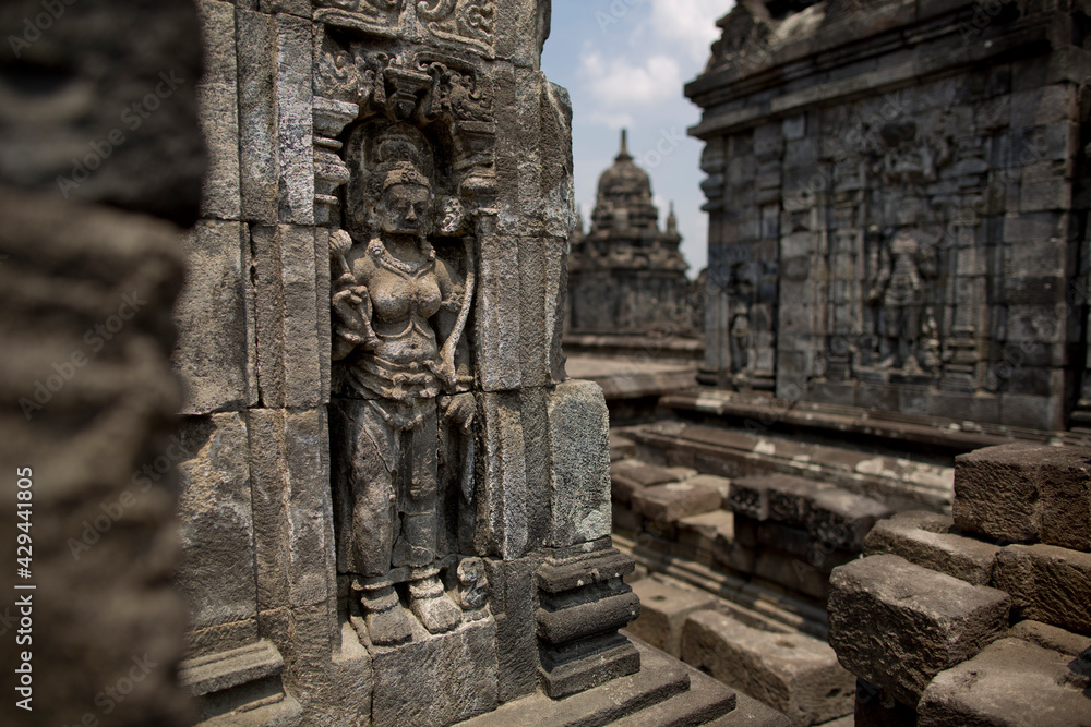 Hindu temple of Pranbanan in Java, Indonesia Hindu temple of Pranbanan in Java, Indonesia
