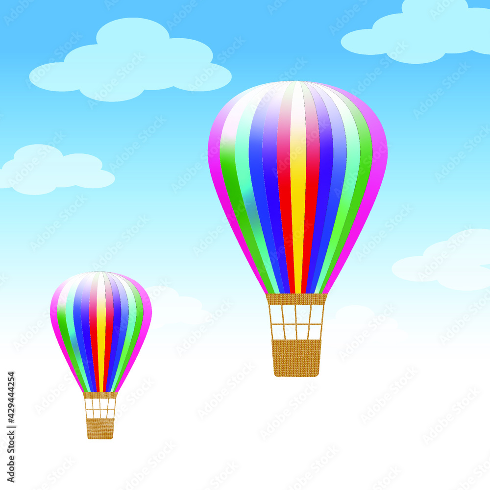 Fototapeta premium hot air balloons
