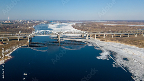 new automobile bridge over the Volga River in Nizhny Novgorod