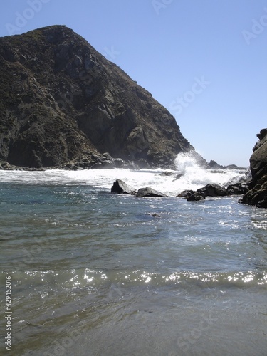 Big Sur Beach Rocky