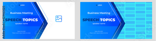 corporate modern Business meeting banner template design. general business seminar banner template. Business events seminar banner template. business  conference banner template design.