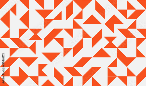 Vector geometric pattern with triangles. Modern stylish abstract background. photo