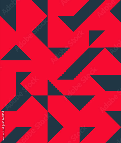 Vector geometric pattern with triangles. Modern stylish abstract background.