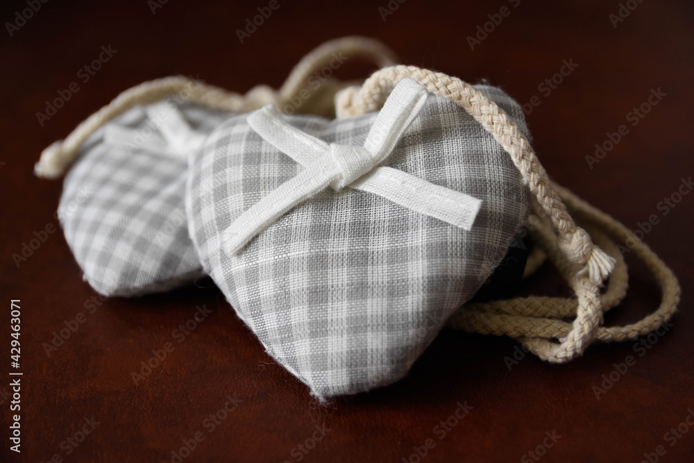 Fabric hearts