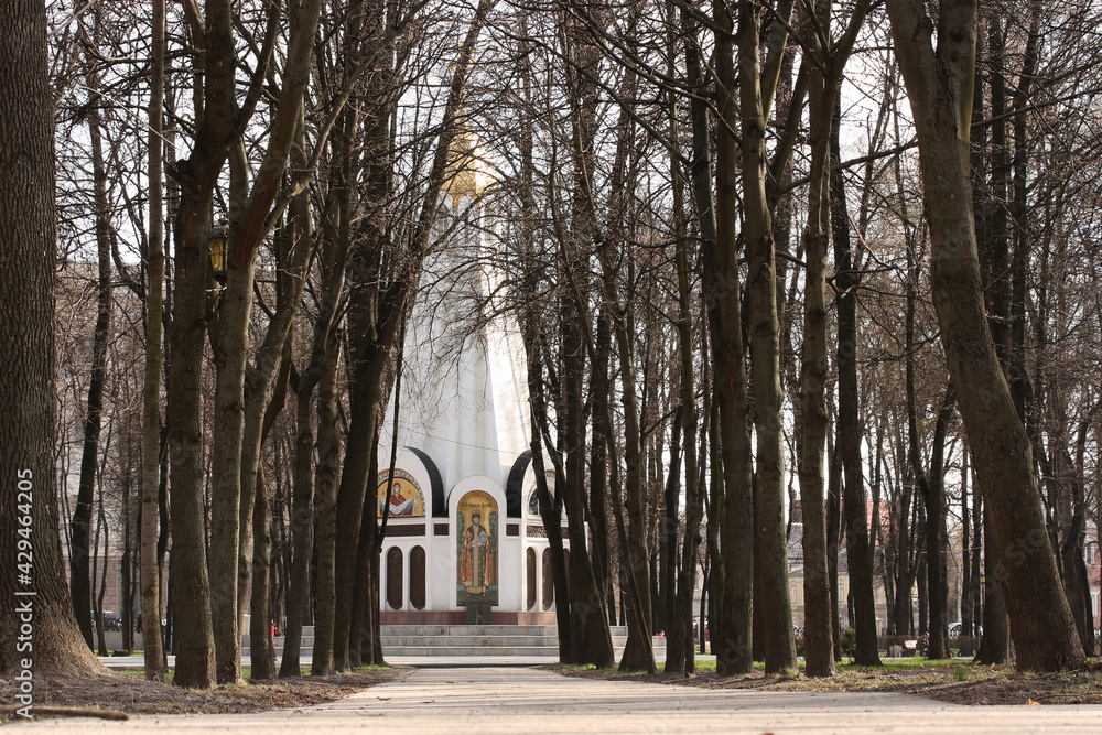 Ryazan Kremlin square on a spring day Ryazan Kremlin square on a spring day